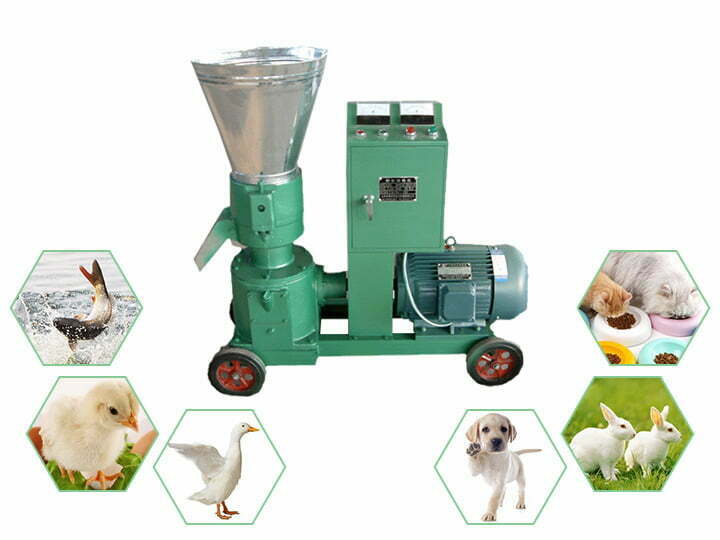 Máquina de pellets de alimentación animal manual doméstica